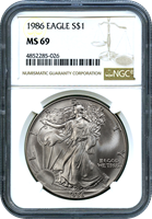 1986 Silver American Eagle 