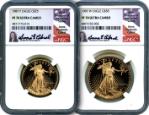 1987 P/W Gold Eagle 2-coin Set PF70 - 