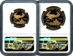 1987 P/W Gold Eagle 2-coin Set PF70 - 