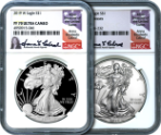 2019 American Silver Eagle Two Coin Set - PF70 Ultra Cameo & MS70 - 