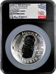 2019-P 5 oz Apollo 11 50th Ann Proof Silver $1 NGC PF70 ER - CH19PF70AC