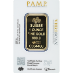 Pure Gold Bars - Lady Fortuna - PGC1GPAMP